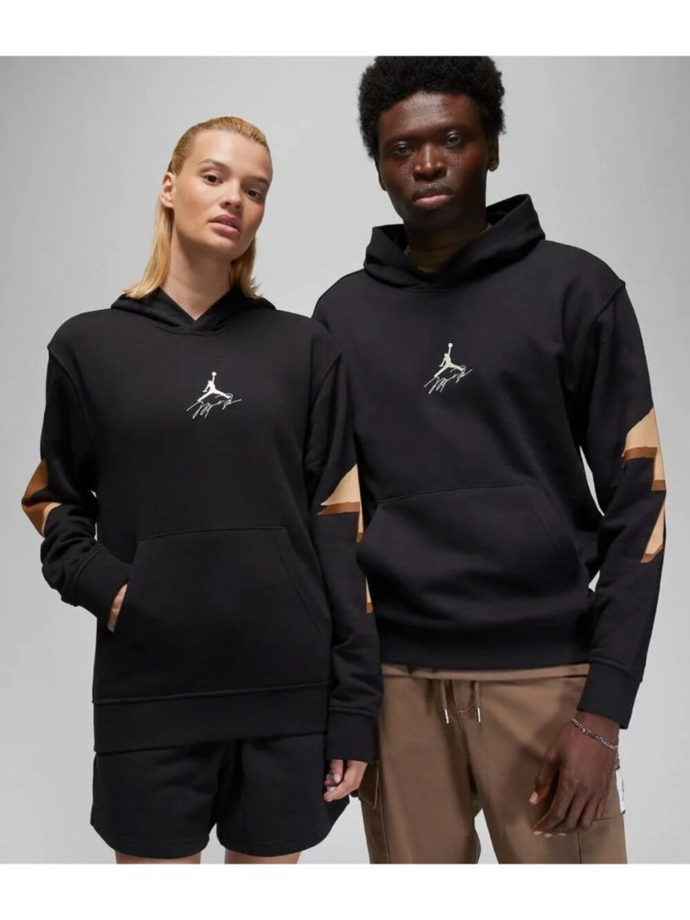 Air Jordan Essentials Fleece Pullover Hoodie Size L Men's Black FB7336 010
